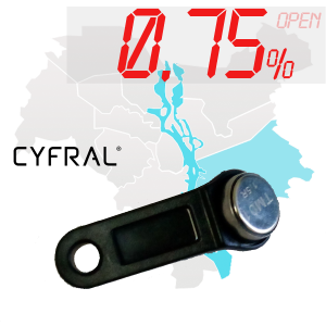 (0,75%)-Ключ "№43К" (Cyfral)
