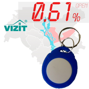 (0,61%)-Ключ "№23К" (Vizit)