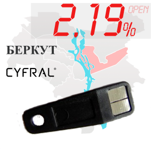 (2,19%)-Ключ "№7" (Беркут, Cyfral)
