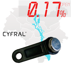 (0,17%)-Ключ "№43К" (Cyfral)