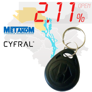 (2,11%)-Ключ "№4" (Metakom, Cyfral)