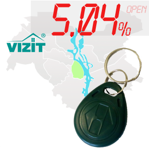 (5,04%)-Ключ "№10" (Vizit)