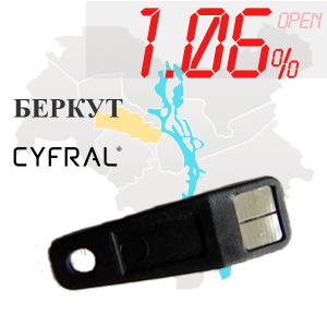 (1,06%)-Ключ "№7" (Беркут, Cyfral)