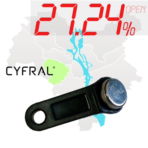 (27,24%)-Ключ "№18К" (Cyfral)